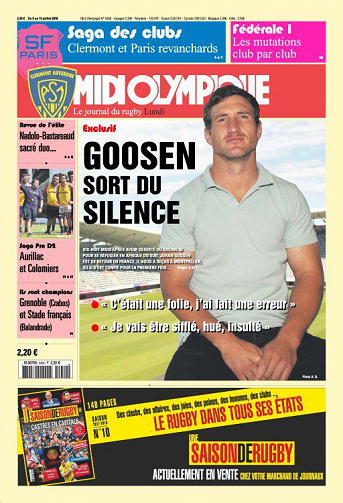 Midi Olympique Rouge - 9 Juillet 2018