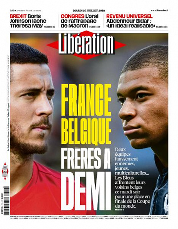 Libération du Mardi 10 Juillet 2018