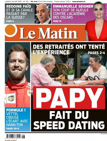 Le Matin du Lundi 9 Juillet 2018