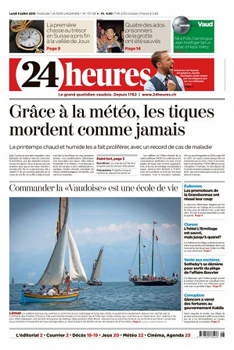 24 Heures du Lundi 9 Juillet 2018