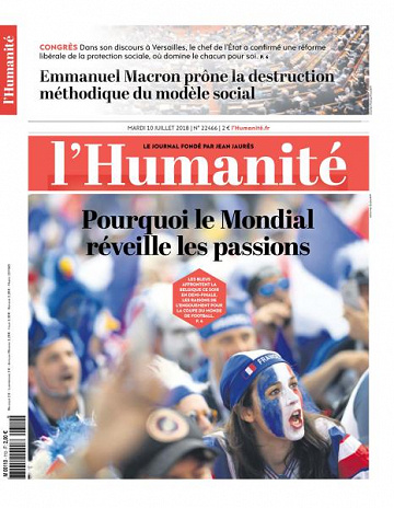 L’Humanite du Mardi 10 Juillet 2018