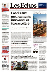 Les Echos du Mercredi 11 Juillet 2018