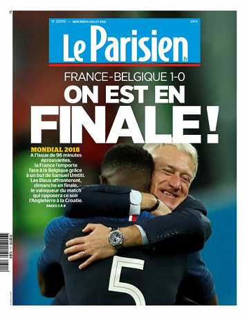 Le Parisien du Mercredi 11 Juillet 2018