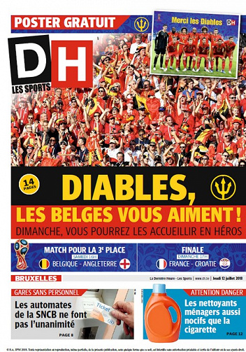 La Dernière Heure - Jeudi 12 Juillet 2018
