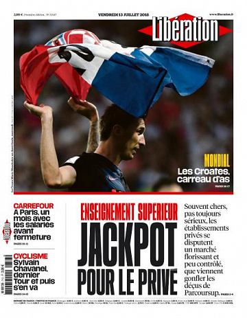 Libération du Vendredi 13 Juillet 2018