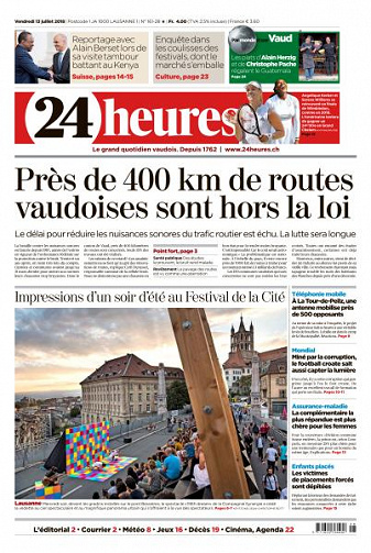 24 Heures du Vendredi 13 Juillet 2018