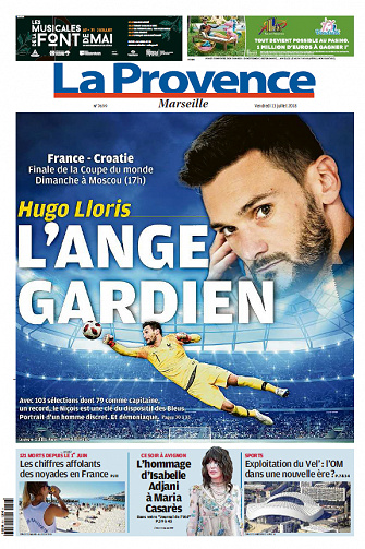 La Provence Marseille du vendredi 13 juillet 2018
