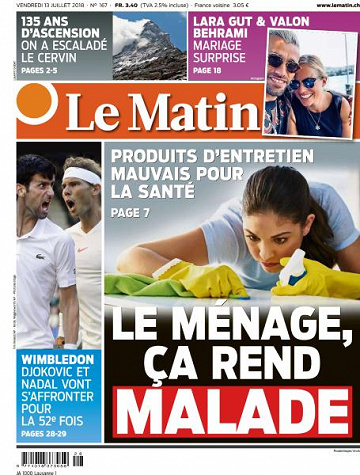 Le Matin du Vendredi 13 Juillet 2018