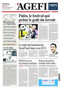 L’Agefi - 13 Juillet 2018