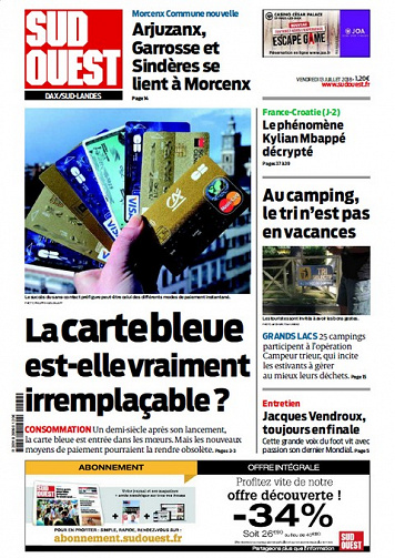 Sud Ouest Dax - Sud-Landes - Vendredi 13 Juillet 2018