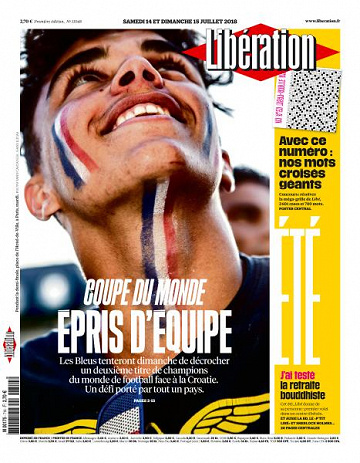 Libération du Samedi 14 et Dimanche 15 Juillet 2018
