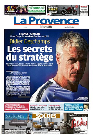 La Provence Marseille - Samedi 14 Juillet 2018