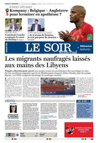 Le Soir du Samedi 14 et Dimanche 15 Juillet 2018