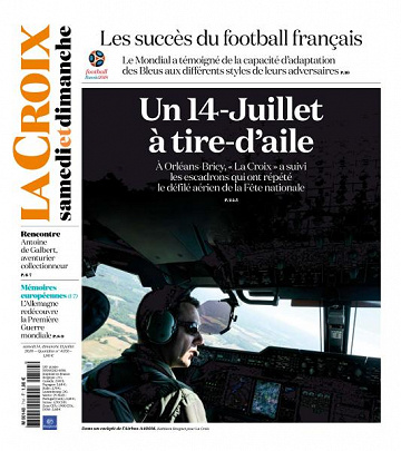 La Croix du Samedi 14 et Dimanche 15 Juillet 2018