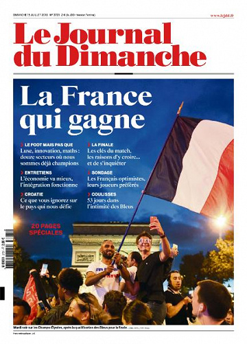 Le Journal du Dimanche - 15 Juillet 2018