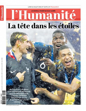 L’Humanite du Lundi 16 Juillet 2018