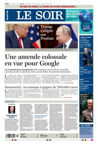 Le Soir du Mardi 17 Juillet 2018