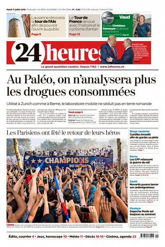24 Heures du Mardi 17 Juillet 2018