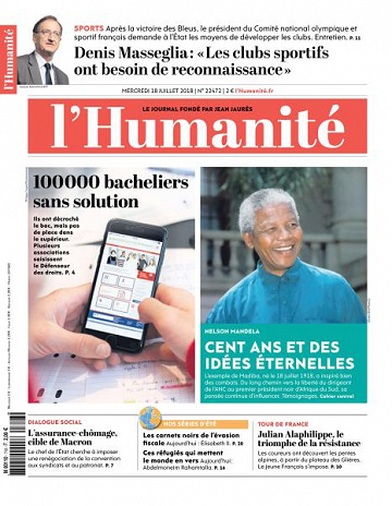 L’Humanite du Mercredi 18 Juillet 2018