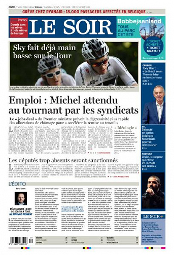 Le Soir du Jeudi 19 Juillet 2018