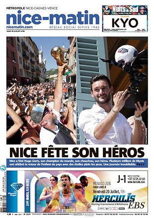 Nice-Matin - Jeudi 19 Juillet 2018