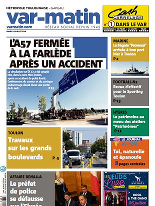 Var-Matin - Mardi 24 Juillet 2018