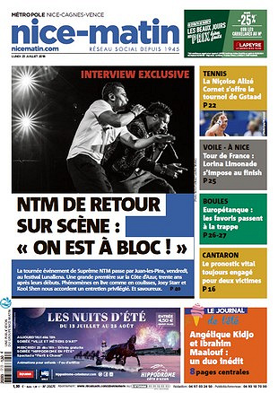 Nice-Matin - Lundi 23 Juillet 2018