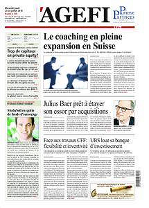L’Agefi - Mercredi 25 Juillet 2018