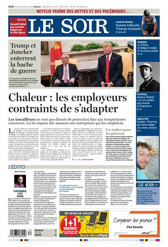 Le Soir du Jeudi 26 Juillet 2018