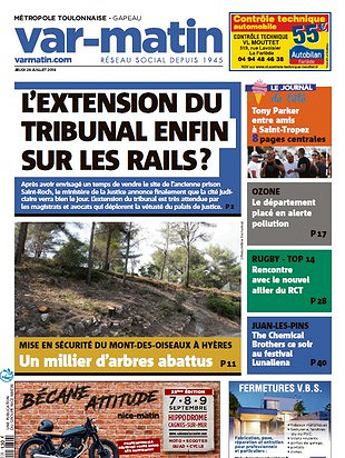 Var-Matin - Jeudi 26 Juillet 2018