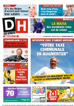 La Dernière Heure - Vendredi 27 Juillet 2018