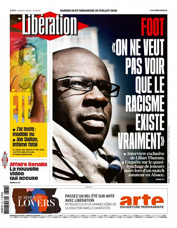 Libération du Samedi 28 et Dimanche 29 Juillet 2018