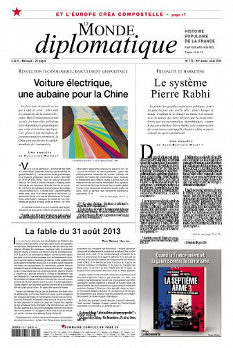 Le Monde Diplomatique - Août 2018