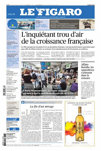Le Figaro du Samedi 28 et Dimanche 29 Juillet 2018