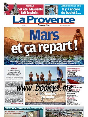 La Provence Marseille - Dimanche 29 Juillet 2018
