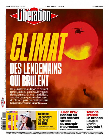 Libération du Lundi 30 Juillet 2018