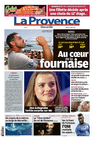 La Provence Marseille - Mardi 31 Juillet 2018