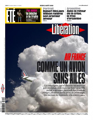 Libération du Jeudi 2 Août 2018