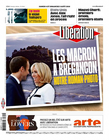 Libération du Samedi 4 et Dimanche 5 Août 2018