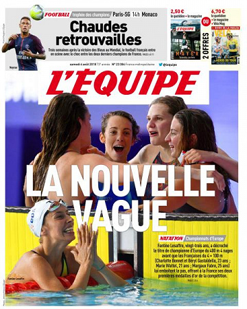 L’equipe du Samedi 4 Août 2018