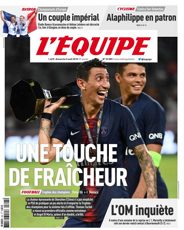 L’equipe du Dimanche 5 Août 2018