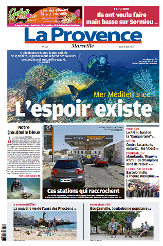 La Provence Marseille du lundi 06 Aout 2018