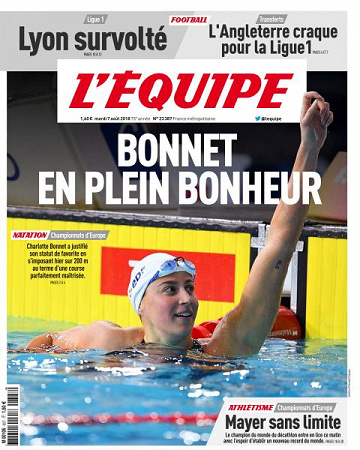 L’equipe du Mardi 7 Août 2018
