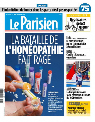 Le Parisien du Mercredi 8 Août 2018