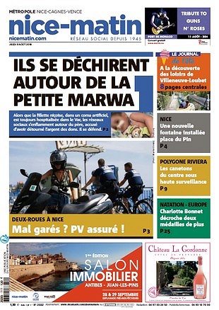 Nice-Matin - Jeudi 9 Août 2018