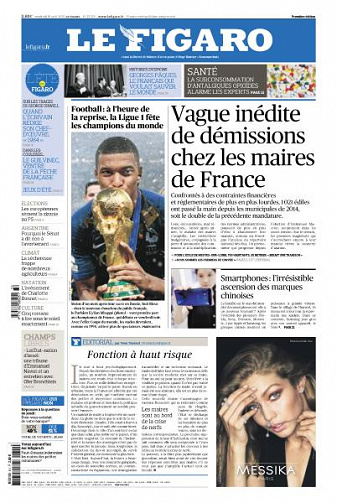 Le Figaro du Vendredi 10 Août 2018