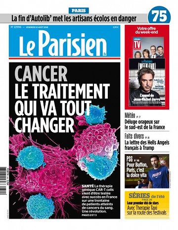 Le Parisien du Vendredi 10 Août 2018