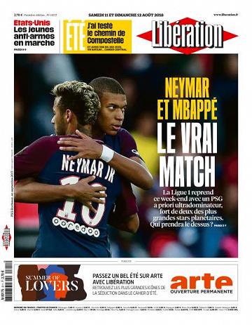 Libération du Samedi 11 et Dimanche 12 Août 2018