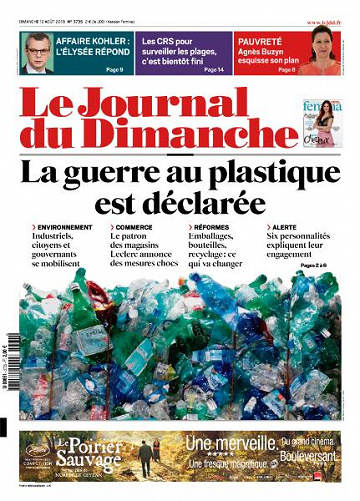 Le Journal du Dimanche du 12 Aout 2018