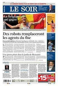 Le Soir - Lundi 13 Août 2018
